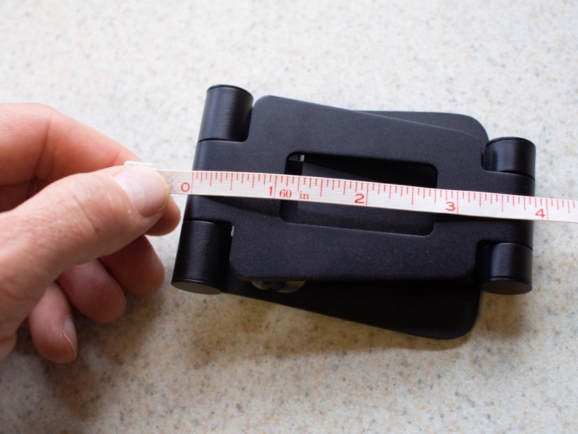 few applications of a cell phone stand require minimum bulk...