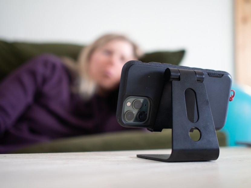 cell phone stand - ideally you&#039;re consuming  your space-out media content on a big...