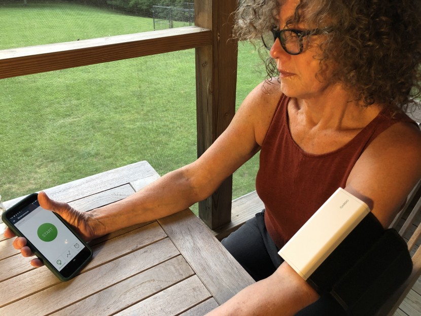 blood pressure monitor - the qardioarm features unlimited memory, like all of the app-based...