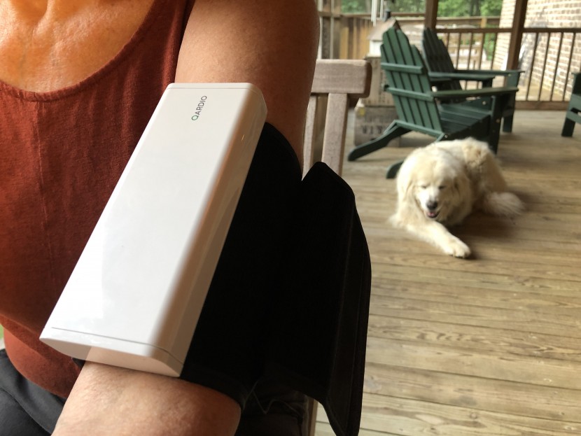 blood pressure monitor - the qardioarm wireless monitor is as featureless as it gets to the...