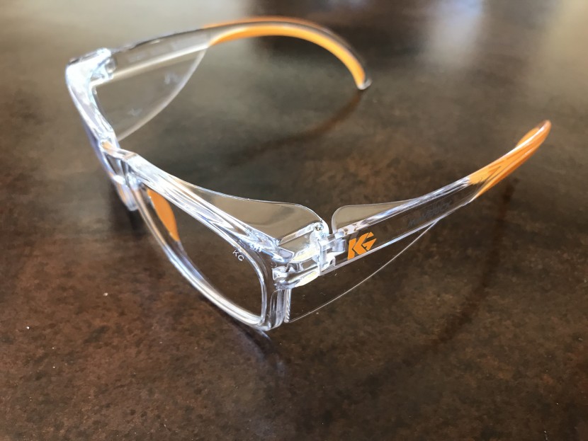 safety glasses - the kleenguard maverick is a fairly basic pair of safety glasses...