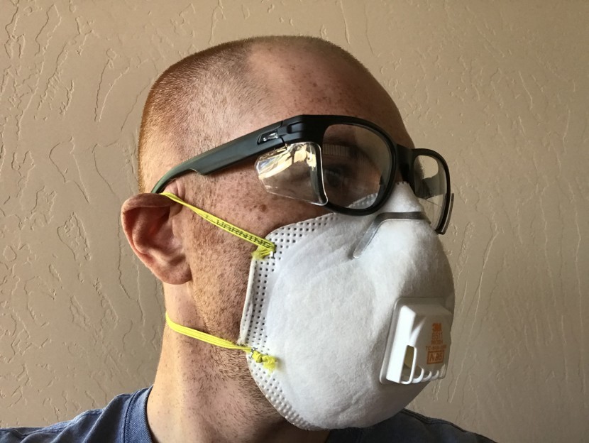 safety glasses - some of the glasses worked better than others with n95 masks and...