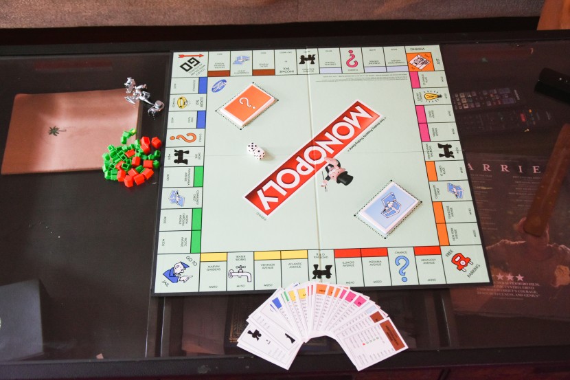board game - monopoly is a pretty easy game to set up, and it&#039;s great because so...