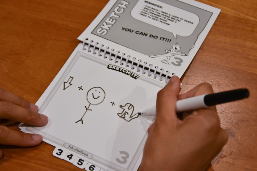 board game - telestrations is a great game to foster creativity! in this example...