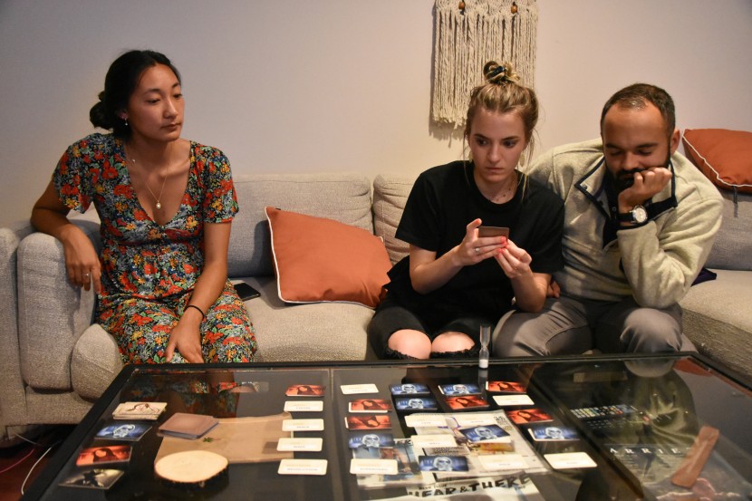 board game - codenames takes a lot of thinking on the part of the hint-giver...