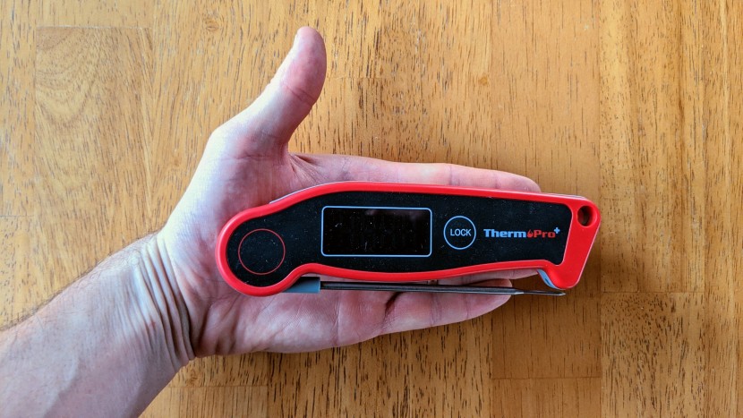 the tp19, one of the largest instant-read thermometer in our review.