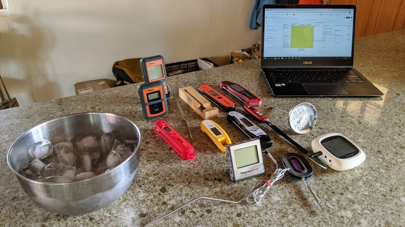 meat thermometer - side-by-side comparison testing is our &quot;secret sauce!&quot; here, we have...