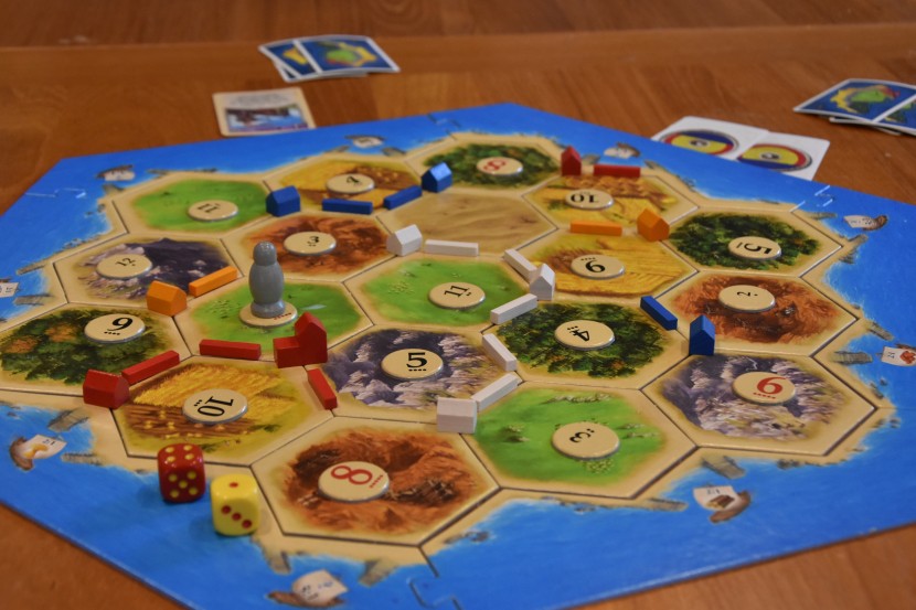 board game - while luck always helps in catan, it takes a lot of strategy to put...