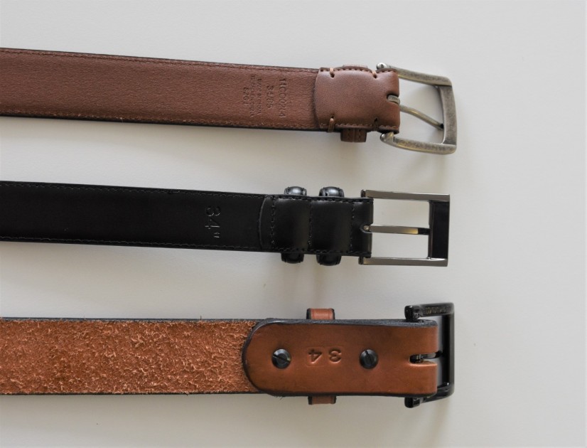 belt - with fewer moving parts to loosen or break, simple traditional prong...