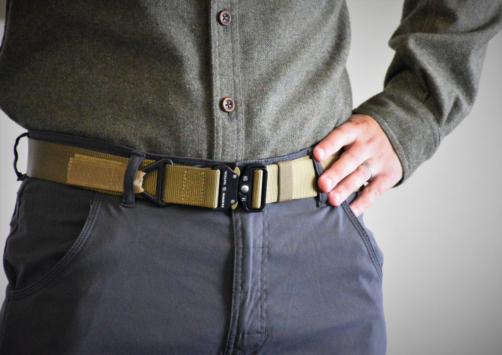 Coffee Rugged Look Leather Belt | Plus Size Belts | John Pride