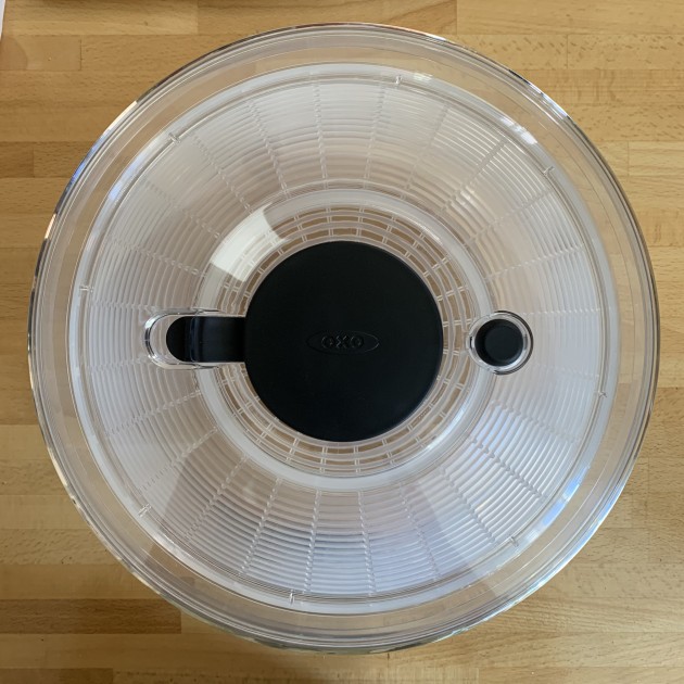 salad spinner - the oxo is our first choice for a push button model.