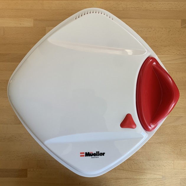 salad spinner - pictured here is the mueller, our top choice in our fleet.