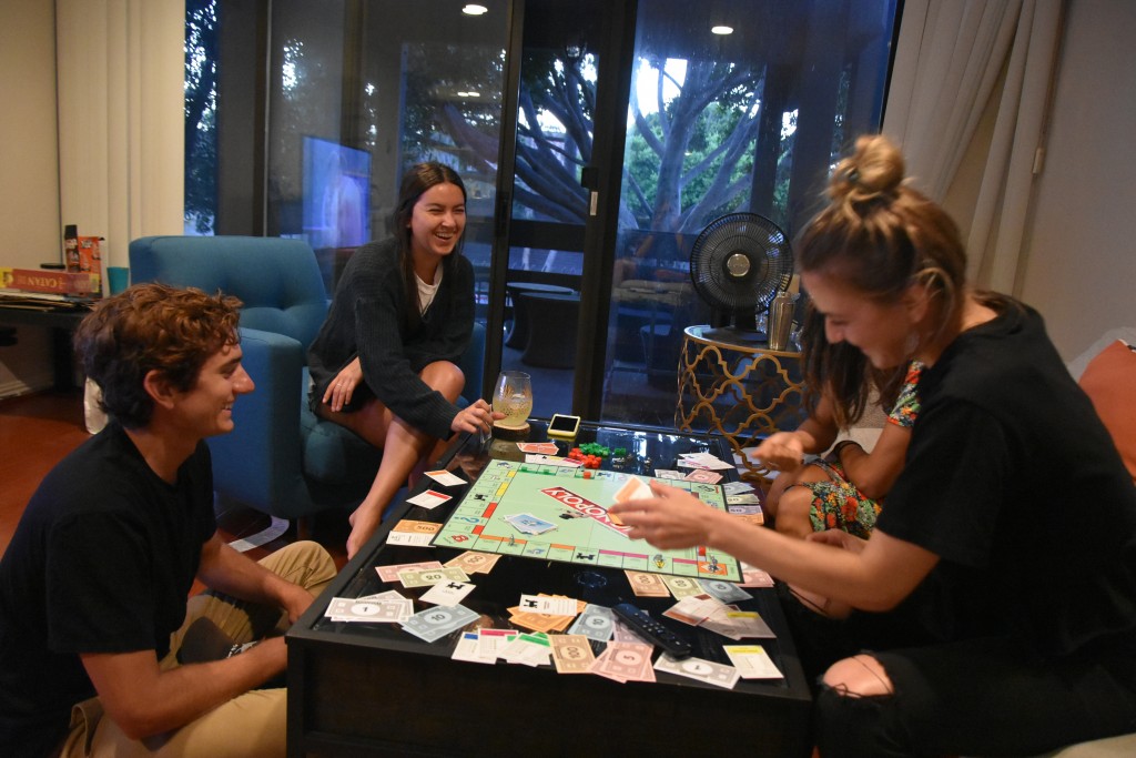 board game - monopoly is fun with any number of players, but make sure you have...