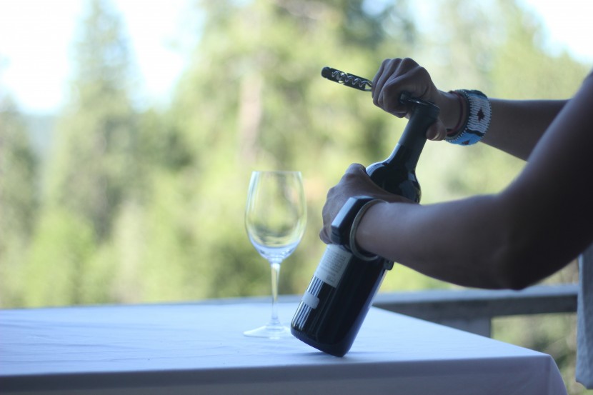 wine opener - the often-overlooked knife on the waiter's corkscrew is designed to...