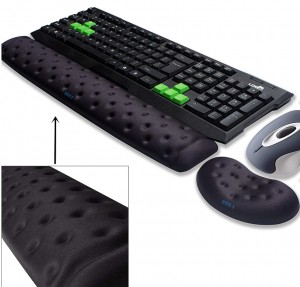 Ergonomic Keyboard Pad Mouse Pad Wrist Rest Pad Typing - Temu