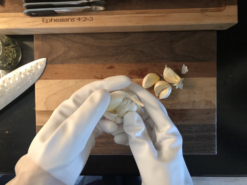 the lanon gloves are food safe but difficult to use for intricate...