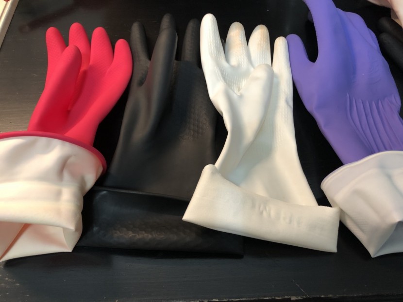 cleaning gloves - for this metric, we evaluated the lining in the gloves, material...