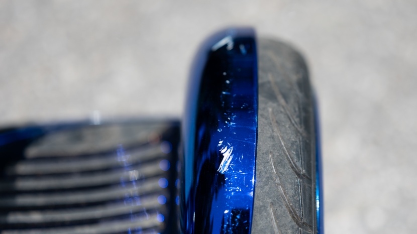 hover-1 titan - the shinny paint-job shows scratches relatively quickly.