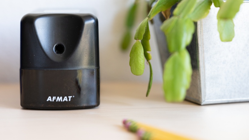 pencil sharpener - this sharpener works best on standard 8 mm pencils.