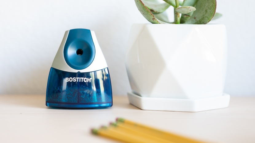 pencil sharpener - unlike some of the competition, this desktop unit stays put when at...