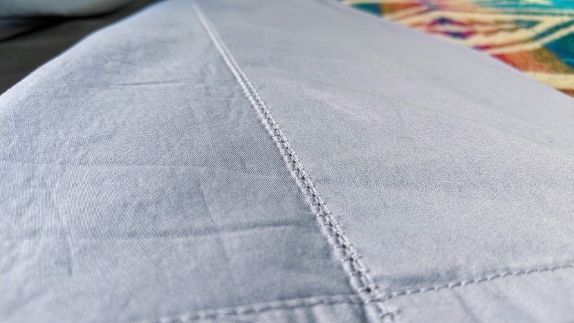 egyptian cotton sheets - the difference between ironing, and not: the pressed, crisp look...