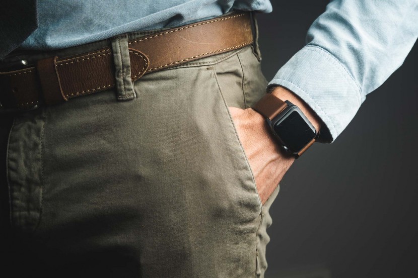 iwatch band - the nomad modern strap dresses up or down with ease.