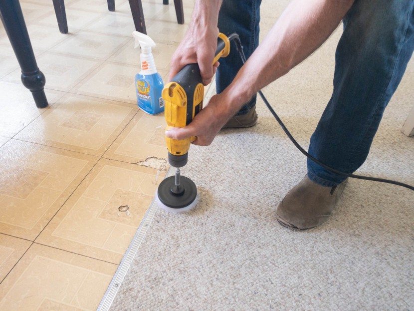 drill brush - white brushes are tailored for carpet and upholstery. the bristles...