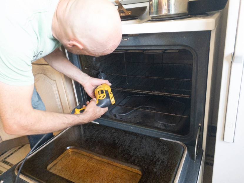 drill brush - one of the brushes included with this set is small, black, and tuned...