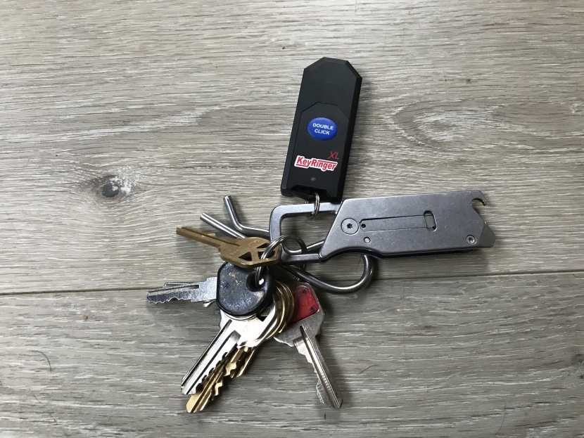 key finder - the keyringer is as loud as they come.