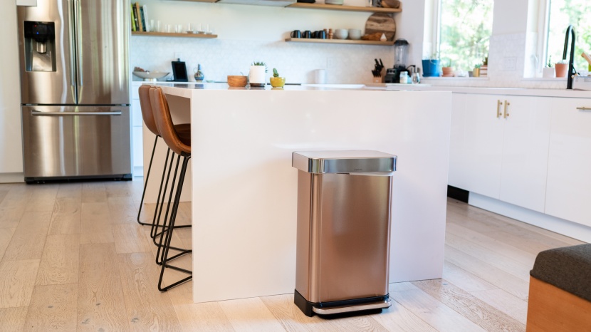 trash can - this simplehuman trash can will add a touch of elegance to any...