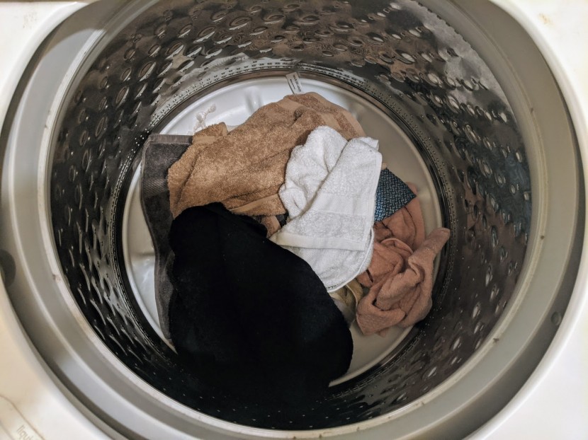 hand towel - this is how we test durability - throw &#039;em in the wash. this way, we...