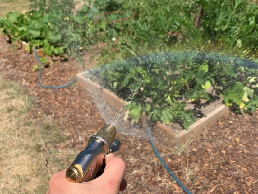 hose nozzle - the fanhao had great reach and adjustable settings.