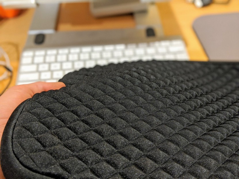 laptop sleeve - textured neopene makes this case unique and water-resistant.