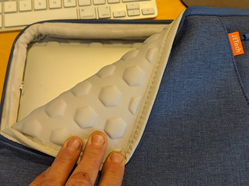 the jetech is our top durable option. this foam lining is protective...