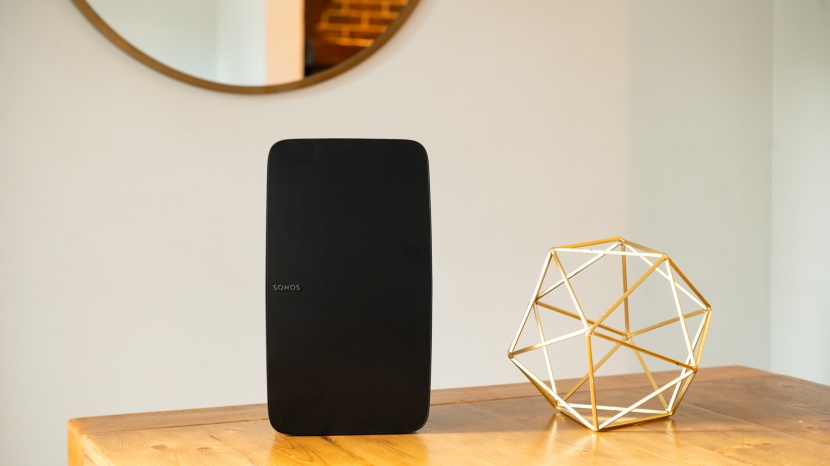 wireless speaker - with powerful drivers and three woofers, the sonos five easily fills...