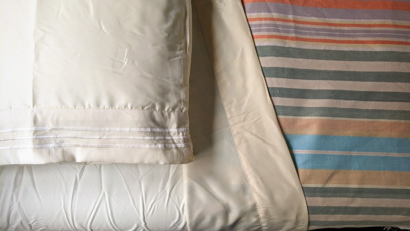 microfiber sheets - no sheet will lay perfectly flat without ironing. fortunately you...