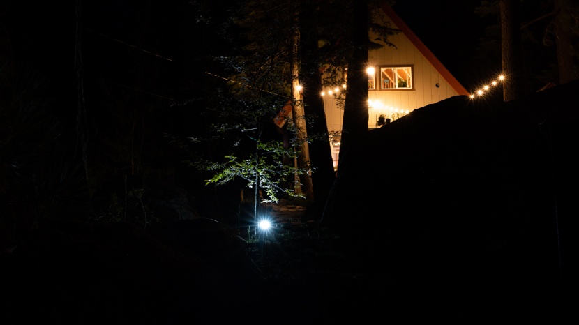 outdoor solar lights - the spotlight models do a great job of lighting up one area, but...
