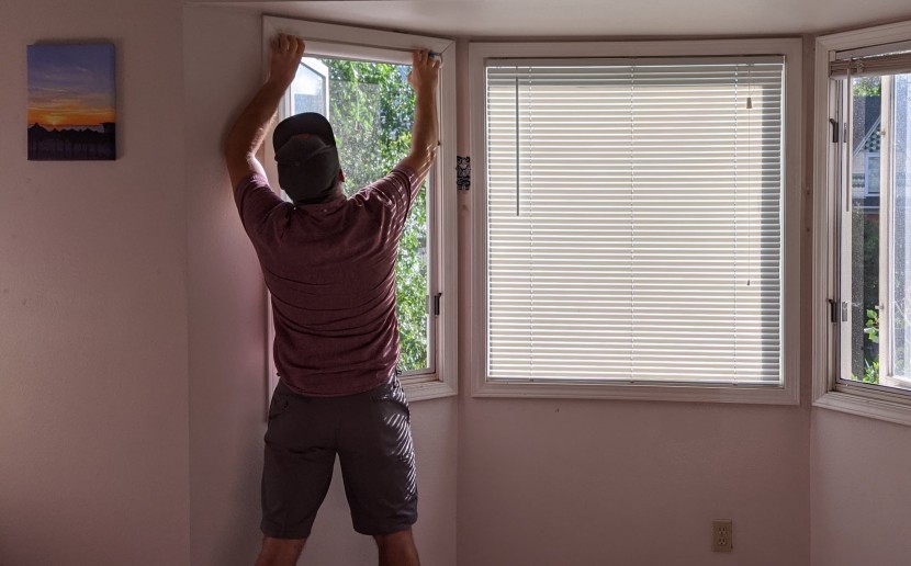 we moved these shades to multiple windows to see how versatile they...