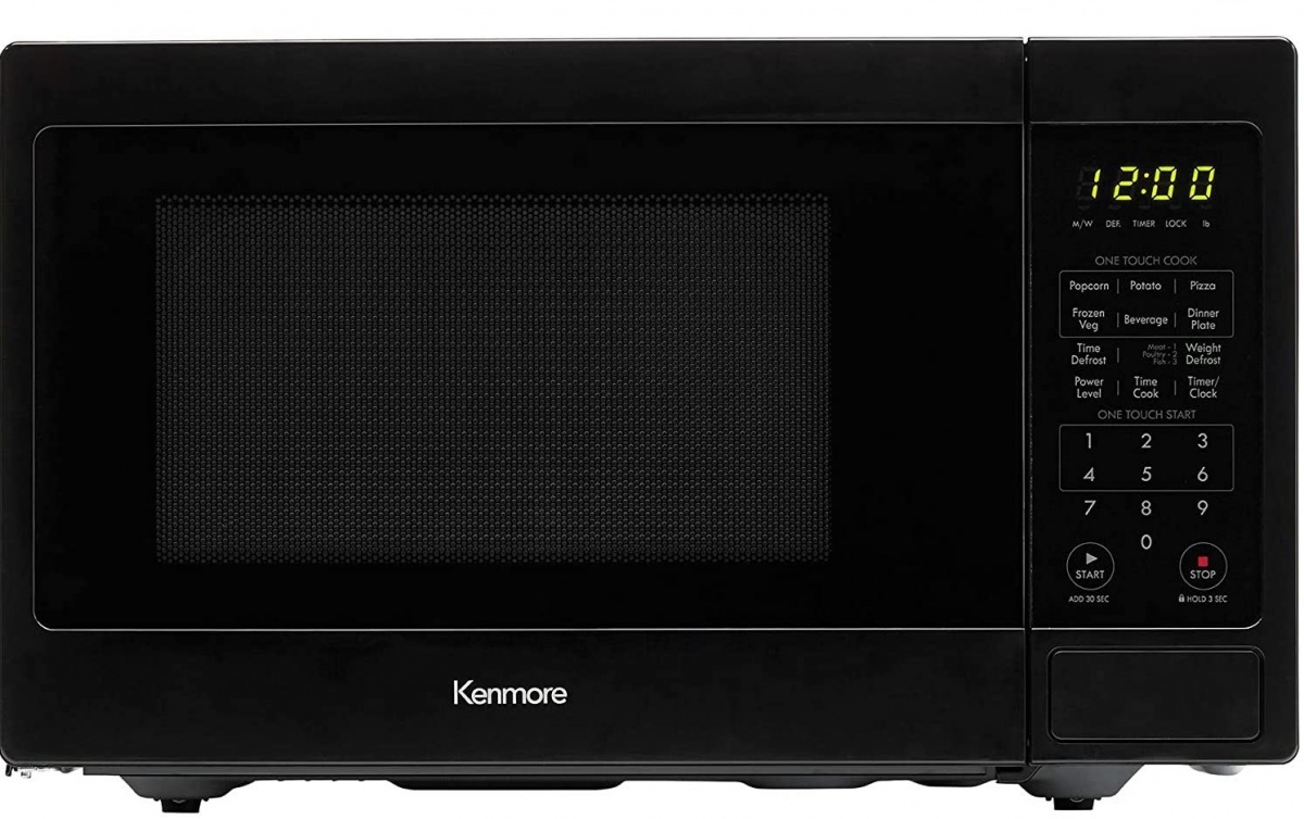 Kenmore 1.1 cu-ft Black Microwave - Black