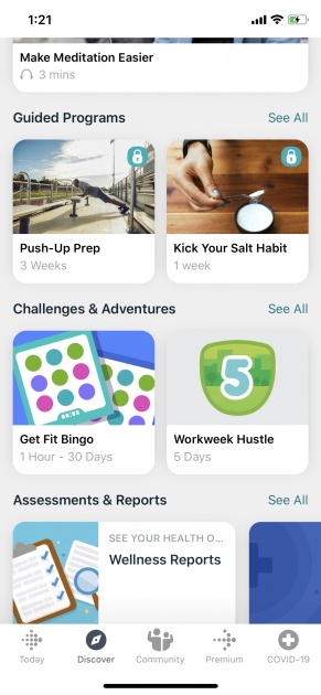 the fitbit app offers lots of different ways to motivate yourself.
