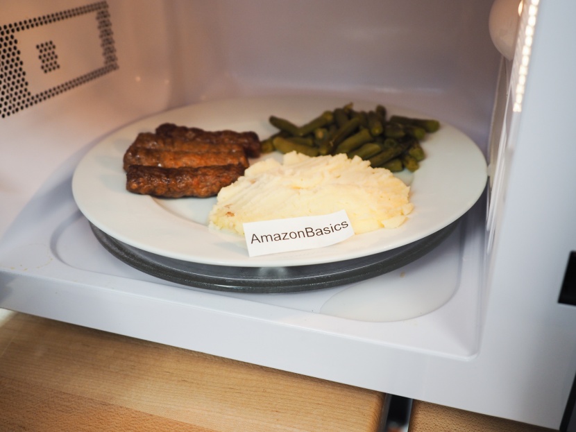 amazon basics microwave 0.7 - the amazonbasics scored near the top in our leftover heating test...