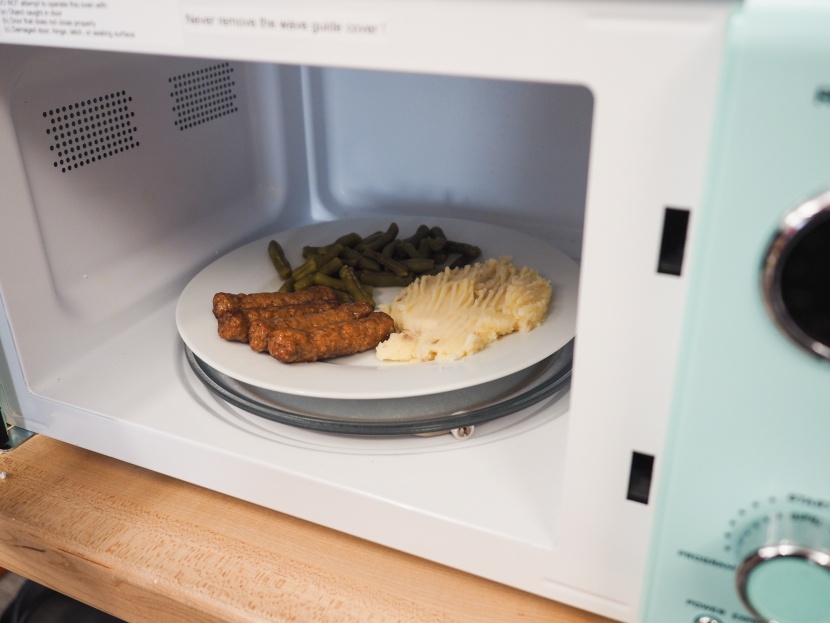 microwave - the nostalgia yields different temperatures for different foods, so...