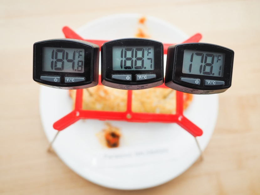 panasonic nn-sb458s - we found that one side was just a tiny bit cooler than the rest...