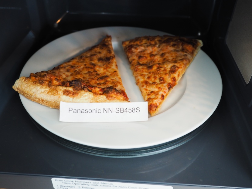 panasonic nn-sb458s - we did dock some points for these two slices coming out with some...