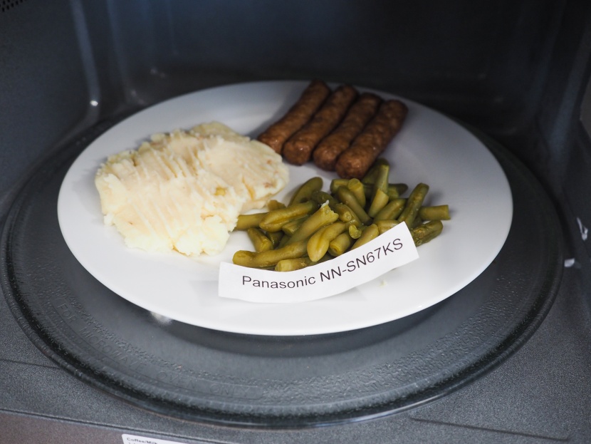 panasonic nn-sn67ks - unfortunately, there was quite a thermal gradient across the plate...