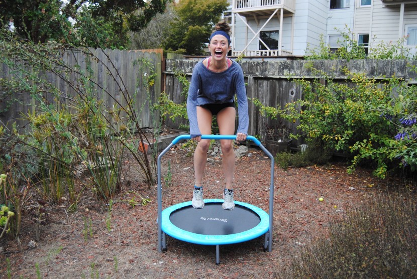 exercise trampoline - this jumper loved the serenelife portable &amp;amp; foldable 40&quot; however...