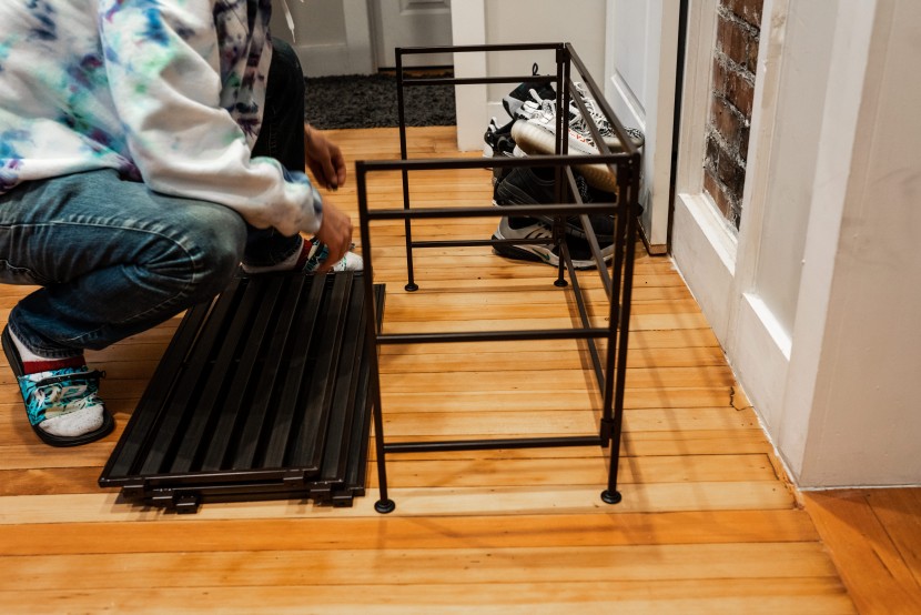 shoe organizer - with its minimal parts and snap-together design, the seville...