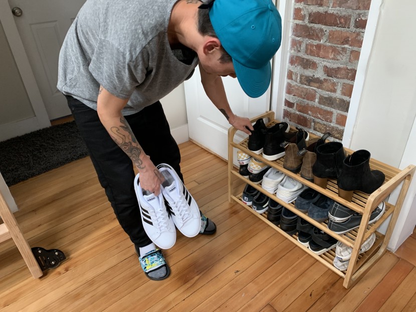 shoe organizer - each of the options was given an &quot;earthquake test&quot; to prove its...