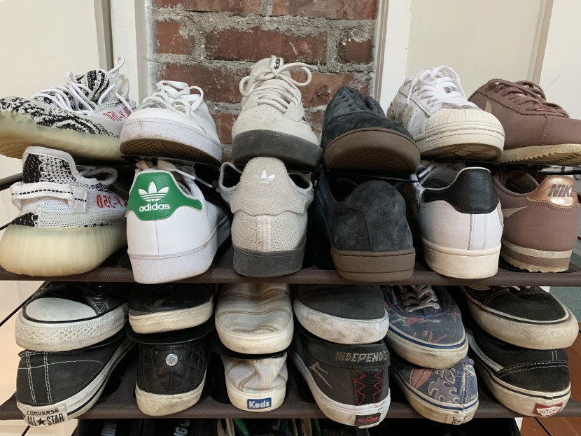 the neprock adjustable shoe stackers allow you to fit twice as many...