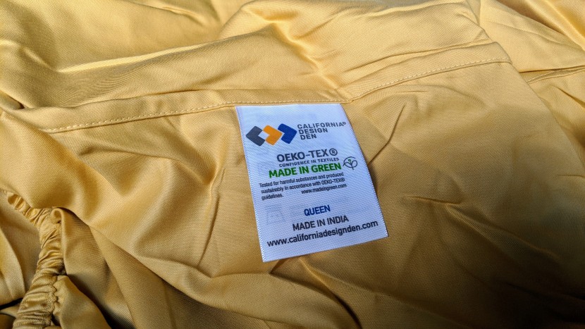 fitted sheets - considering ethical standards, the california design den sheet rises...